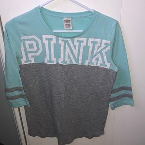3/4 sleeve PINK tee